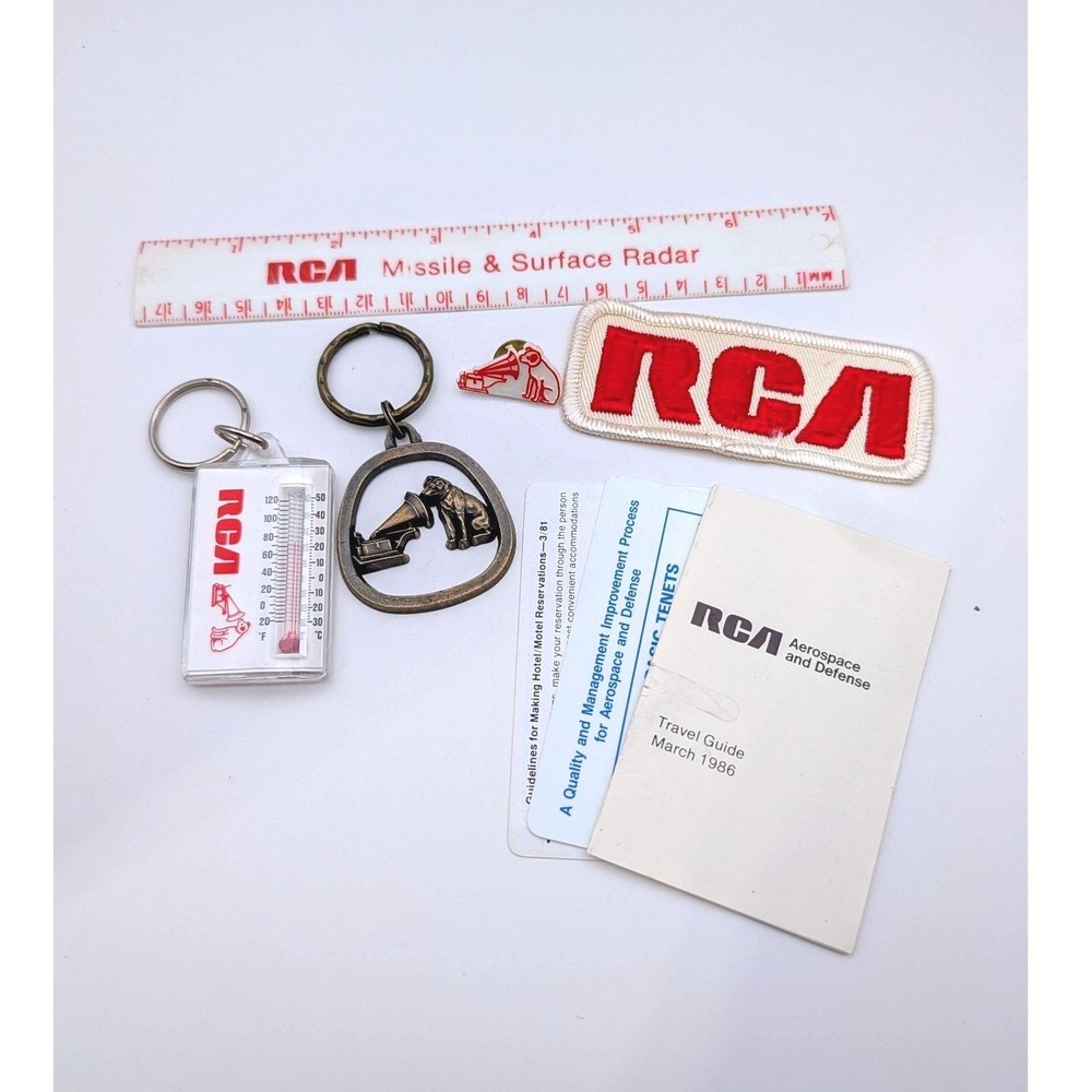 Vintage RCA Aerospace and Defense Missile Surface Radar Memorabilia Nipper Lot